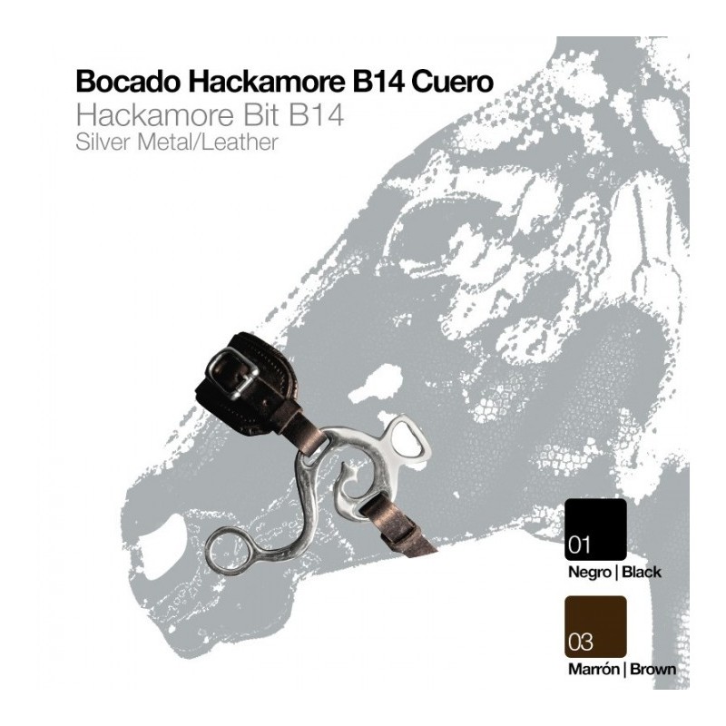 BOCADO HACKAMORE B14 CUERO