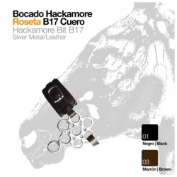 BOCADO HACKAMORE ROSETA B17 CUERO