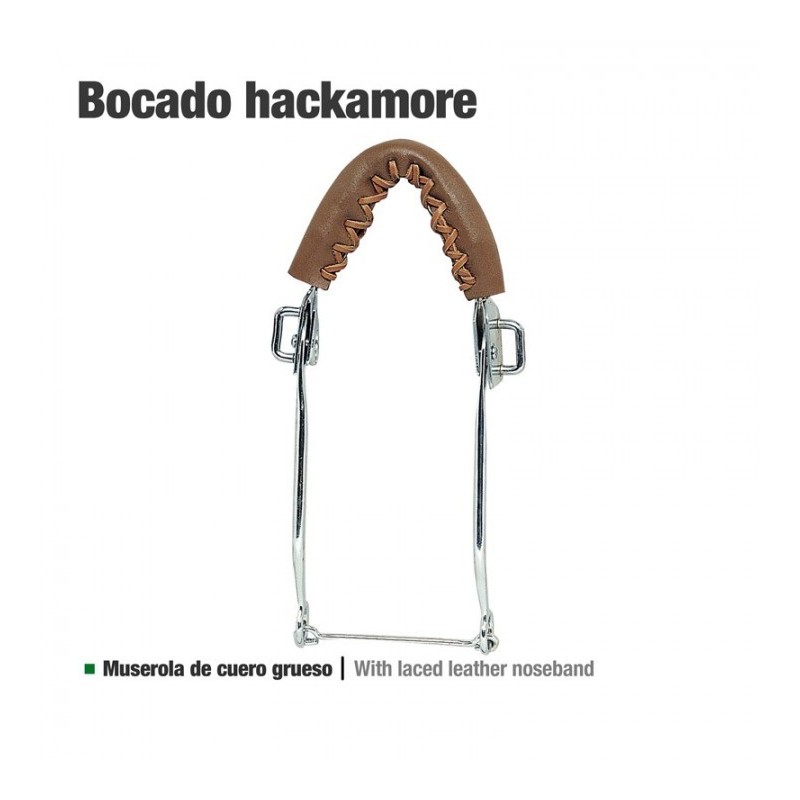 BOCADO HACKAMORE CUERO GRUESO 25112