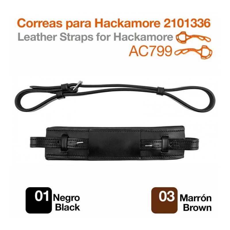 CORREAS PARA BOCADO HACKAMORE 2101336/AC799