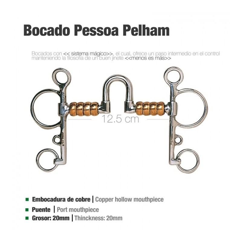 BOCADO PESSOA PELHAM BOLAS PAQ50060213