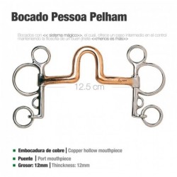 BOCADO PESSOA PELHAM PUENTE PAQ50050214 12.5cm