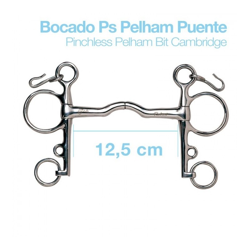 BOCADO PS PELHAM PUENTE PS21250C 12.5cm
