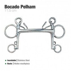 BOCADO PELHAM RECTO INOX 21250