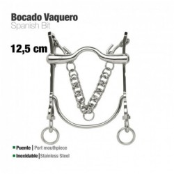 BOCADO VAQUERO INOX 217971 12.5cm