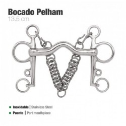 BOCADO PELHAM PUENTE INOX ECO L14-15A