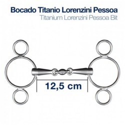 BOCADO TITANIO LORENZINI PESSOA 3-PIEZAS