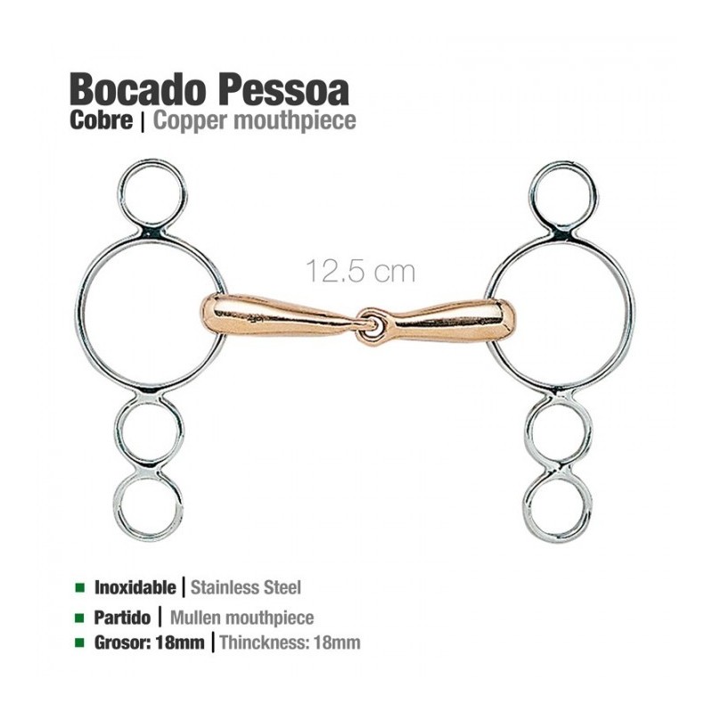 BOCADO PESSOA INOX COBRE 21926-U