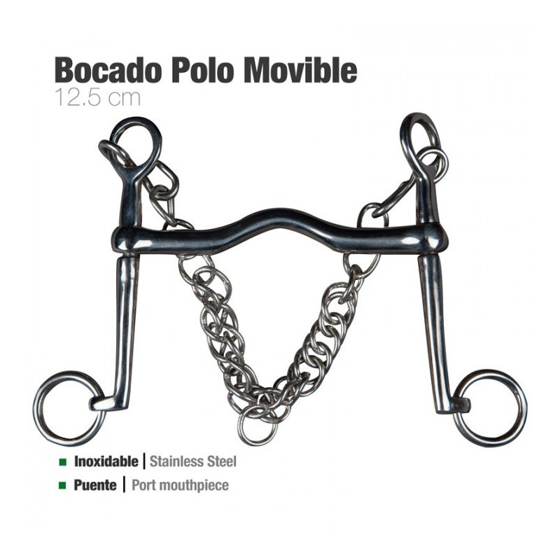 BOCADO POLO MOVIBLE INOX ECONÓMICO