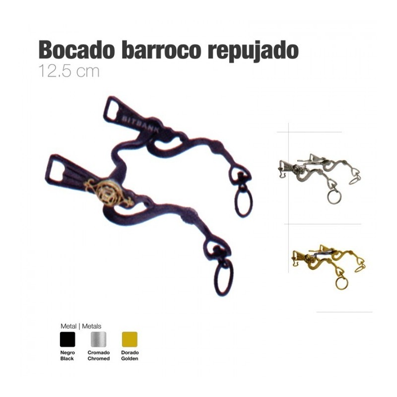 BOCADO BARROCO REPUJADO