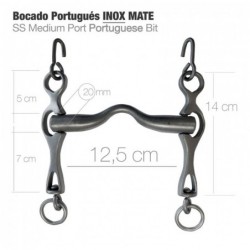 BOCADO PORTUGUÉS 2D INOX MATE 12.5cm