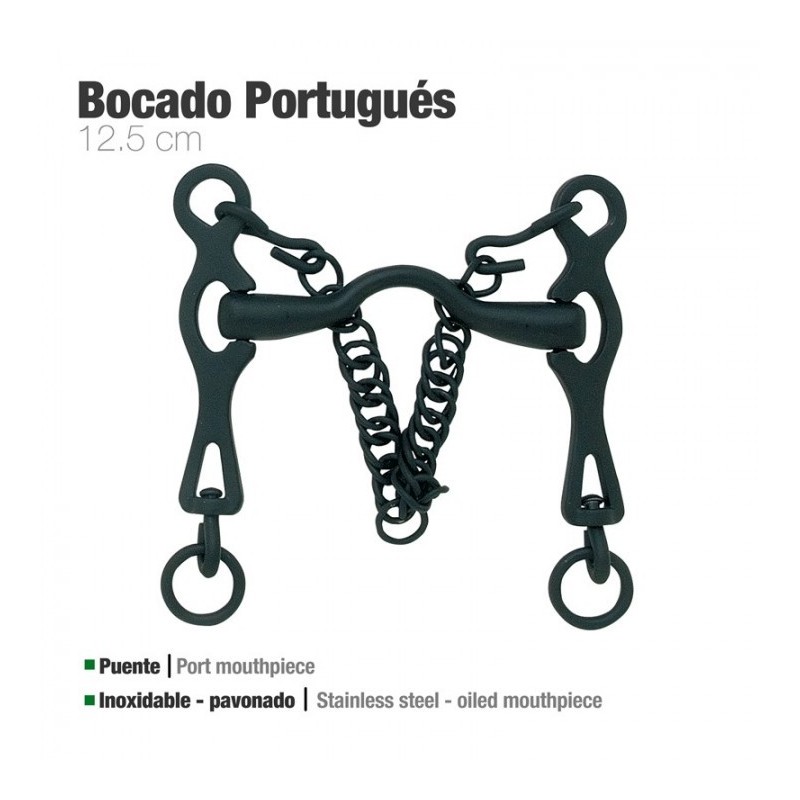 BOCADO PORTUGUÉS INOX PAVONADO 217981MK