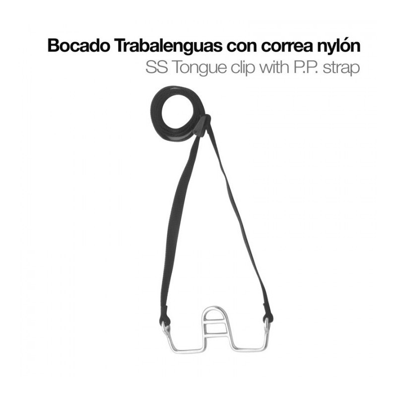 BOCADO TRABALENGUAS CON CORREA NYLON 21414+P