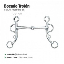 BOCADO TROTÓN INOX 21505 12.5cm