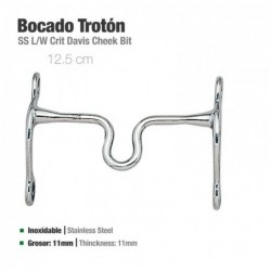 BOCADO TROTÓN INOX 21408 12.5cm