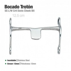 BOCADO TROTÓN INOX 21409 12.5cm