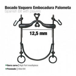 BOCADO VAQUERO B/CURVA EMBOCADURA PALOMETA 12.5cm