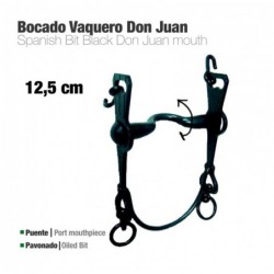 BOCADO VAQUERO DON JUAN 2A PAVONADO 12.5cm