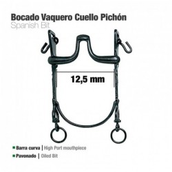 BOCADO VAQUERO B/CURVA CUELLO PICHÓN 12.5cm