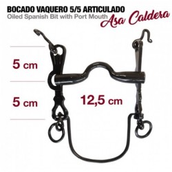 BOCADO VAQUERO 5/5 ARTICULADO ASA CALDERA 12.5cm