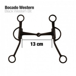 BOCADO WESTERN NEGRO MO00162 13cm