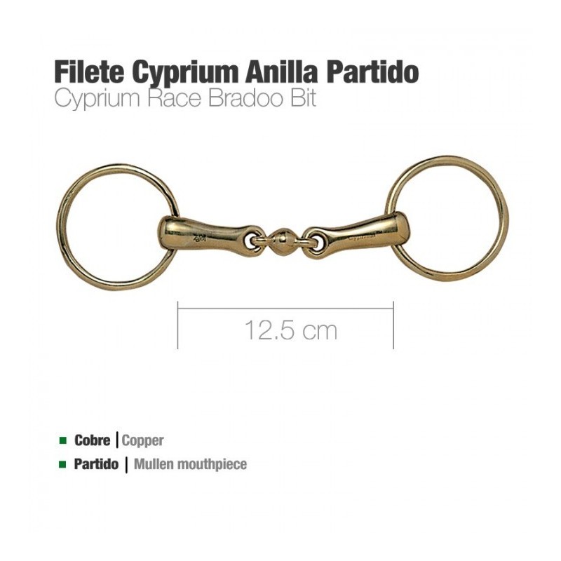 FILETE CYPRIUM ANILLA PARTIDO 216084Y 12.5cm