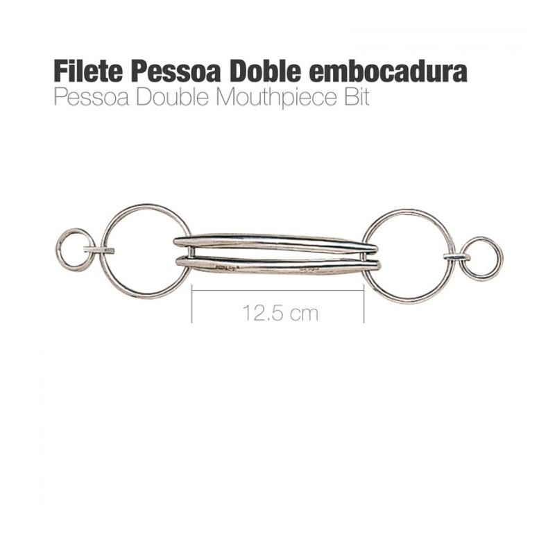 FILETE PESSOA DOBLE EMBOCADURA PAQ10030200