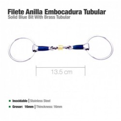 FILETE ANILLA EMBOCADURA TUBULAR BBI INOX