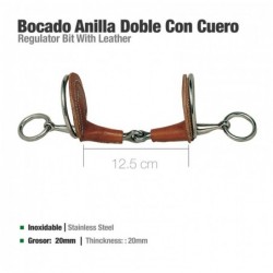FILETE ANILLA DOBLE CUERO 214001-50+L 12.5cm