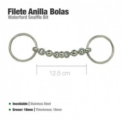 FILETE ANILLA INOX BOLAS 21549-50 12.5cm
