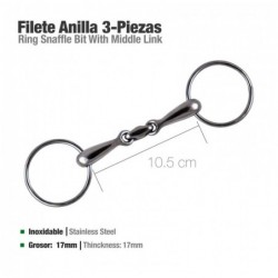 FILETE ANILLA 3 PIEZAS INOX