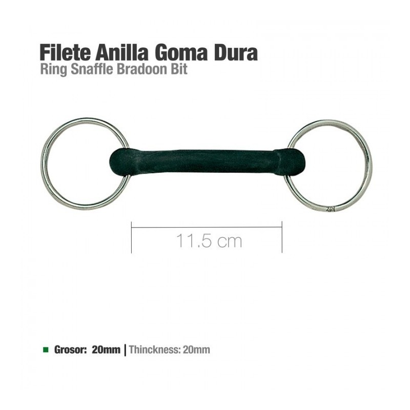 FILETE ANILLA GOMA DURA 21301R