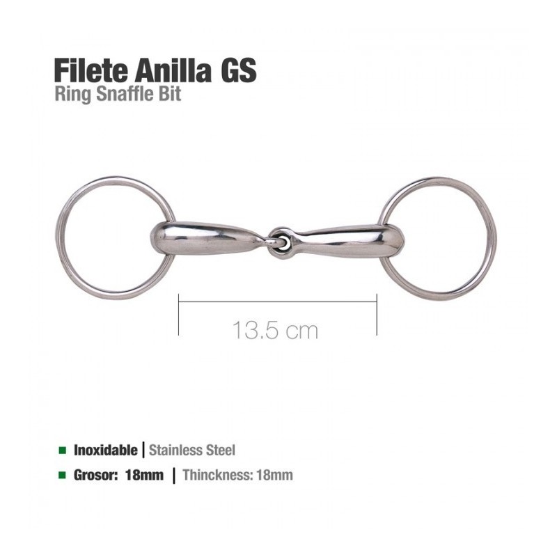 FILETE ANILLA GS INOX D62615A