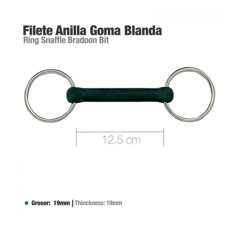 FILETE ANILLA GOMA BLANDA 21300R 12.5cm