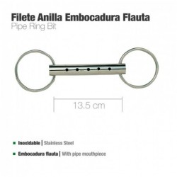 FILETE ANILLA INOX EMBOCADURA FLAUTA 21246