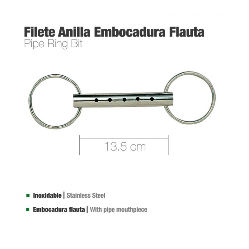 FILETE ANILLA INOX EMBOCADURA FLAUTA 21246