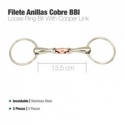 FILETE ANILLA 3 PIEZAS COBRE BBI INOX