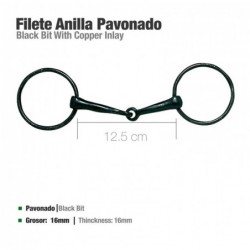 FILETE ANILLA PAVONADO 25216U1 12.5cm