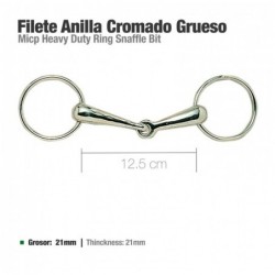 FILETE ANILLA CROMADO GRUESO 21522 12.5cm
