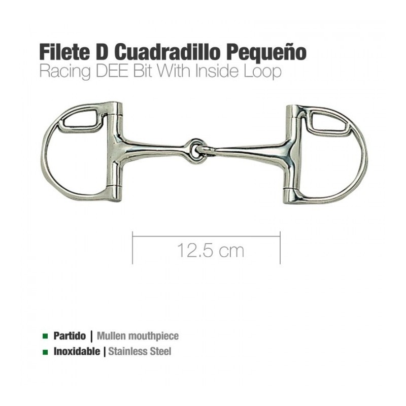 FILETE D INOX CUADRILLO PEQUEÑO 21966L 12.5cm