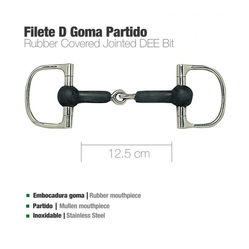 FILETE D INOX GOMA PARTIDO 21566R