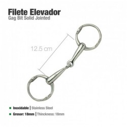 FILETE ELEVADOR INOX 212622 12.5cm