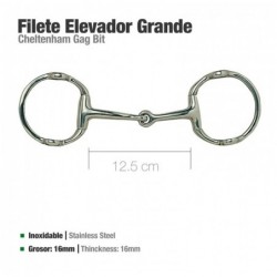 FILETE ELEVADOR INOX GRANDE 212611 12.5cm