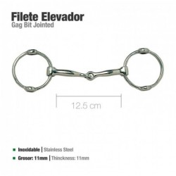 FILETE ELEVADOR INOX 21262 12.5cm