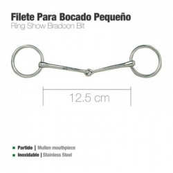 FILETE PARA BOCADO INOX PEQUEÑO 25540