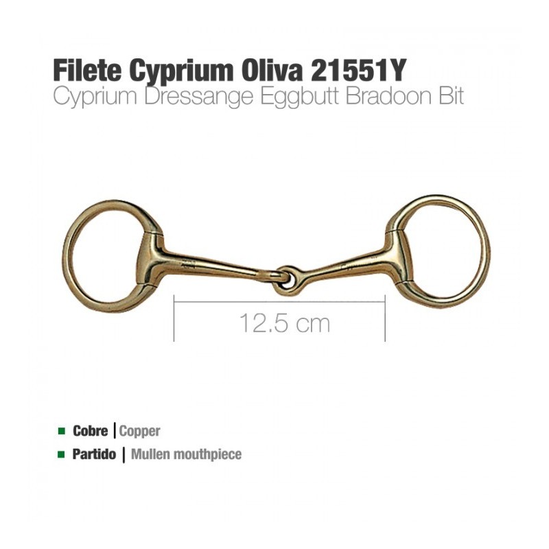 FILETE CYPRIUM OLIVA 21551Y 12.5cm