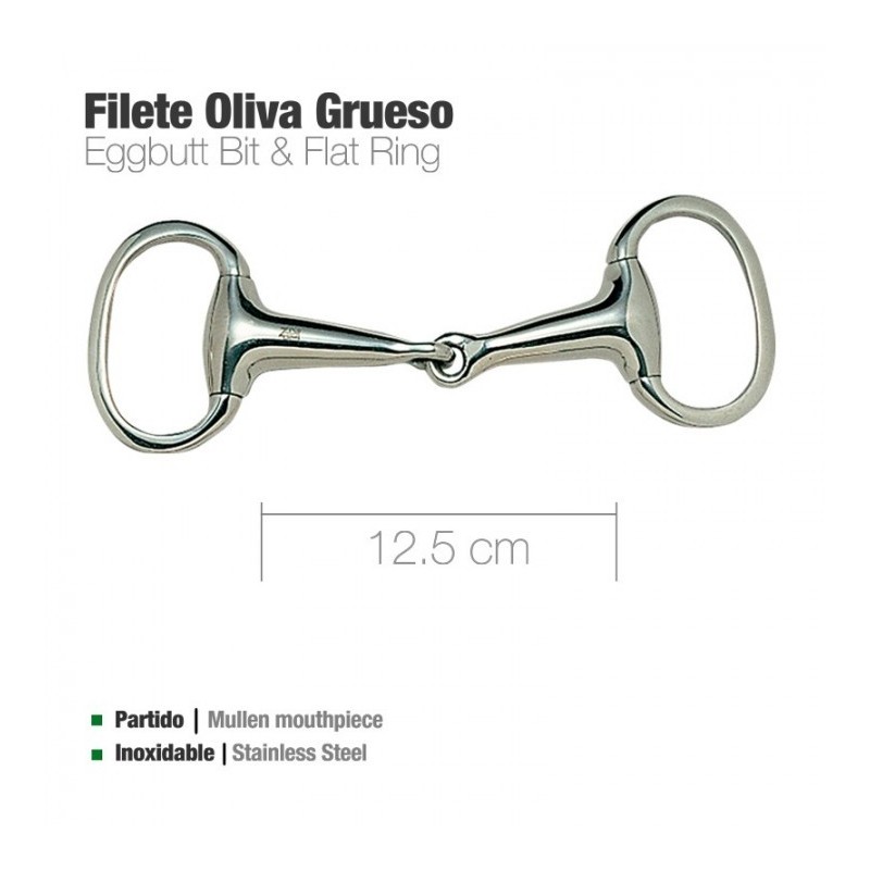 FILETE OLIVA INOX GRUESO 21930