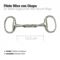 FILETE OLIVA INOX CON CHAPA 216201 12.5cm