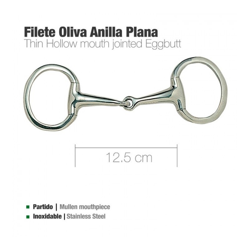 FILETE OLIVA INOX 21955 12.5cm