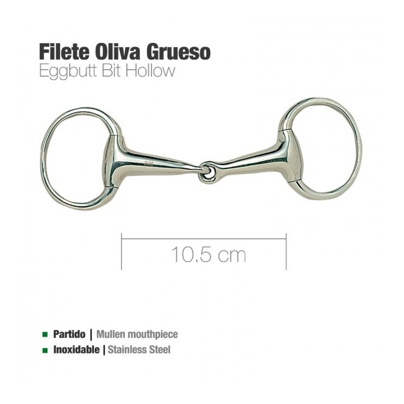 FILETE OLIVA INOX GRUESO 219301